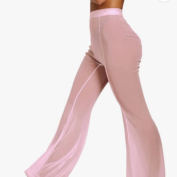 Size L | New Sofsy Mesh Swimsuit Cover-Up Pants - Picture 3 of 7